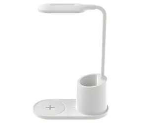 Platinet PDL1930W biała / lampa LED / 3 W / 300 lm / 3200-6500 K / ładowanie bezprzewodowe Qi / ściemnialna