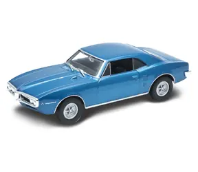 Welly Model samochodu Pontiac Firebird 1967 srebrny / 1:34