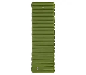 NILS Camp NC4402 zielony / Mata kempingowa / zintegrowana pompka / 190 x 64 x 10 cm