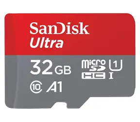 SanDisk Ultra microSDHC 32GB + adapter / Karta pamięci / Klasa 10 / A1 / UHS-I / U1