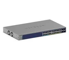 Netgear GS728TXUP / Przełącznik / 24× GbE PoE+ / SMART L2+ / 1U