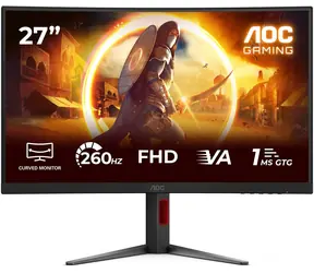 27" AOC Gaming C27G4Z2 czarny / Szybki VA / 1920x1080 / 260Hz / HDMI + DP / VESA