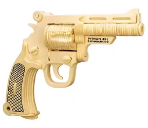 Woodcraft Drewniana układanka 3D Pistolet S&W / 106 elementów / od 8 lat / Poziom trudności: łatwy