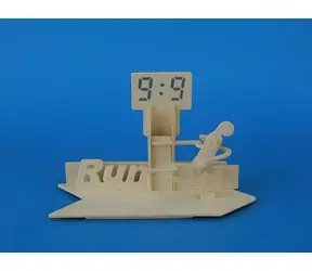 Kit DO KONSTRUKCJI Z Woodcraft Puzzle 3D Stojak na ołówki Bieganie / od 6 lat / Poziom trudności: łatwy