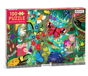 Mudpuppy Puzzle Motyle i Owady / 100 elementów / od 5 lat
