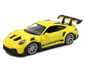 Welly Model samochodu Porsche 911 GT3 RS 992 żółty / 1:24 / od 8 lat