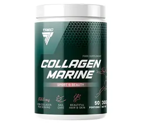 Trec Nutrition Collagen Marine Forest Fruit / Odżywianie stawów / 5 g kolagenu morskiego / 300 g / 50 porcji