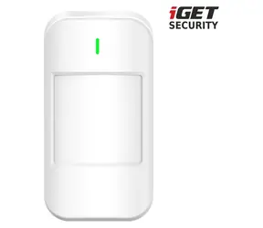 iGet SECURITY MP1 / Bezprzewodowy czujnik ruchu PIR / bez detekcji zwierząt do 35 kg / 110°×60° / 868 MHz / zasięg 800 m