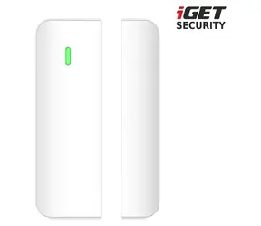 iGet SECURITY MP4 / Magnetyczny czujnik drzwi i okien / 868 MHz / żywotność baterii 5 lat / zasięg 800 m / do alarmu M6-4G