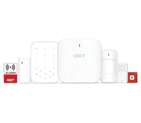 iGet SECURITY M6-4G Premium / Bezprzewodowy system bezpieczeństwa / 4G LTE / WiFi / LAN / GSM