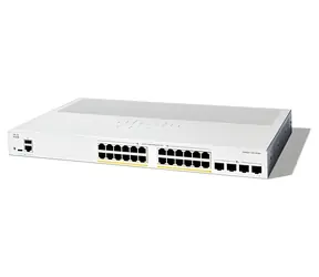 Cisco Catalyst 1300-24P- 4X / Przełącznik / 24x RJ-45 10/100/1000 PoE+ / 4X 10G SFP+ / L3 / zarządzany
