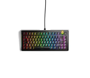 Glorious GMMK 3 Pro HE 75% - Fox HE (ISO UK) czarny / gamingowy 75% TKL / USB-C / układ ISO (UK) / Fox HE / RGB / 1,4 m