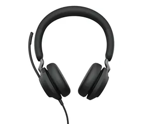 JABRA Evolve2 40 SE Stereo czarny / Słuchawki / mikrofon / USB-C + USB-A / MS Stereo