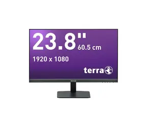 24" TERRA LCD 2427W V3 czarny / Monitor / IPS / 1920 x 1080 / 5 ms / HDMI + DP + USB-C