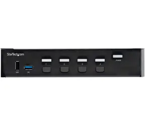 Przełącznik KVM StarTech 4-portowy HDMI 2.0 / przełącznik KVM / 4K 60Hz / HDR / 2× koncentrator USB 3.0 5 Gb/s