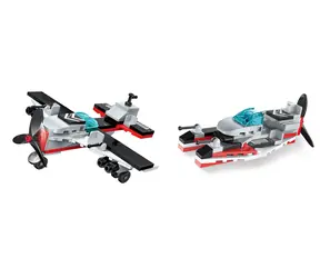 QMAN Aircraft Carrier 1406-7 A-1 Skyrider 2w1 Samolot / Zestaw konstrukcyjny / 73 elementy / od 6 lat