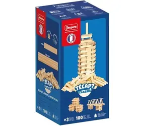 Jeujura Drewniany zestaw konstrukcyjny Técap Classic 100 elementów / od 3 lat