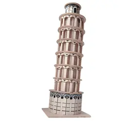 Woodcraft Drewniana układanka 3D Krzywa Wieża w Pizie / 189 elementów / od 8 lat / Poziom trudności: łatwy