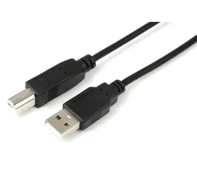 MicroConnect USB 2.0 AB 0,3 m czarny / kabel USB / USB-A / USB-B / 480 Mbit/s