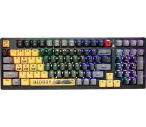 Klawiatura gamingowa A4Tech BLOODY S98 Sports Lime / mechaniczna / przewodowa / BLMS Red PLUS / RGB