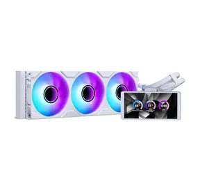 PHANTEKS Glacier One 360M25 LCD biały / chłodzenie wodne AiO / 360 mm / LCD 6" / AMD + Intel