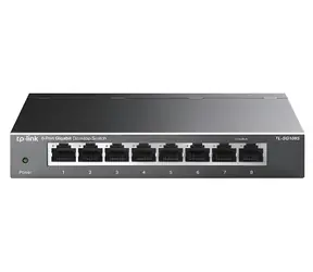 TP-LINK TL-SG108S / Przełącznik / 8x Gigabit / 16 Gb/s / metalowy