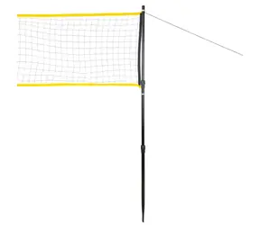 NILS NT310 / Siatka do badmintona / słupki teleskopowe / 6,3 × 0,6 m / wys. 1,2-1,6 m