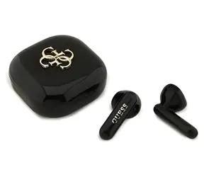 Guess 4G Metal Logo czarne / Słuchawki bezprzewodowe / TWS / Douszne