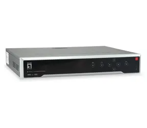 LevelOne NVR-1316 / Rejestrator NVR / do 16 kamer / do 12 MPx / 4X HDD / HDMI / VGA