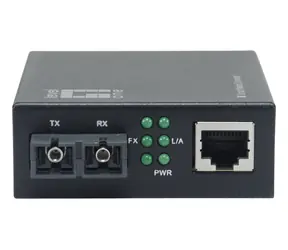 LevelOne GVM-2002 / Konwerter mediów / RJ45 - SC / SM 20 km / 1310 nm / Web SMART