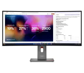 39,7" Lenovo ThinkVision P40WD-40 czarny / Monitor / IPS / 5120x2160 / 21:9 / 120 Hz / 4 ms / 400 cd/m2 / Thunderbolt 4