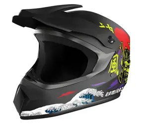 KAK Kamikaze Katana AKC204 czarny / Kask integralny / rozmiar M (57-58 cm) / tworzywo ABS, pianka EPS / unisex