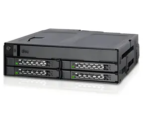 Icy Dock MB604SPO-B czarny / Płyta montażowa do 4X dysków twardych/SSD 2,5" + ODD / SATA/SAS / Hot-Swap