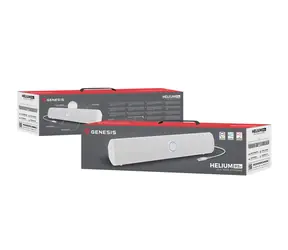 Genesis Helium 312BT biały / Soundbar gamingowy / 10 W / Bluetooth 5.2 / USB / podświetlenie RGB