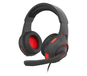 Genesis Radon 210 czarno-czerwony / Słuchawki gamingowe z mikrofonem / 7.1 Virtual / USB