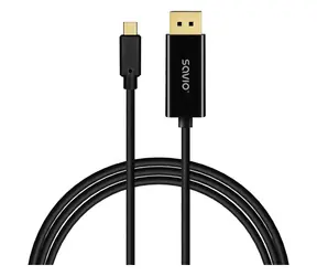Savio CL-207 czarny / kabel USB-C / 2 m / 17,28 Gbit/s