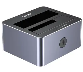 Stacja klonująca Unitek / Stacja dokująca / 2x 2,5"-3,5" SATA / USB-C 10 Gb/s / Klonowanie offline