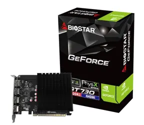 Biostar GeForce GT 730 4GB / Karta graficzna / 902 MHz / GDDR3 1334 MHz / 64-bit / PCIe 2.0 / 4X HDMI