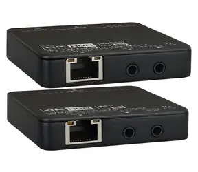 LevelOne HVE-9006 czarny / przedłużacz HDMI / Cat5/6 / 1080p 60Hz / 50 m / przejście IR