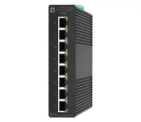 LevelOne IGS-2108 / Przełącznik / 8x Gigabit / Zarządzany L2 / Szyna DIN / IP30