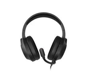Genesis NEON 213 czarny / Słuchawki gamingowe z mikrofonem / Gniazdo 3,5 mm + USB / Podświetlenie RGB / Ze stojakiem