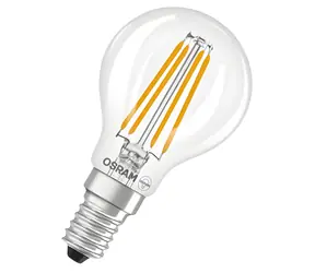 Żarówka LED OSRAM Filament P45 / E14 / 3,4/4 W / 470 lm / 2700 K