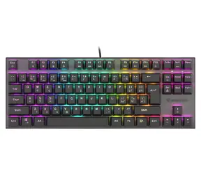 Genesis Thor 303 TKL RGB Outemu Red Black / Klawiatura mechaniczna do gier / Układ CZ/SK / USB / Hot Swap