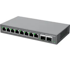 Grandstream GWN7721 / Przełącznik / Zarządzany L2 Lite / 8x 2.5GbE RJ45 / 2x 10G SFP+