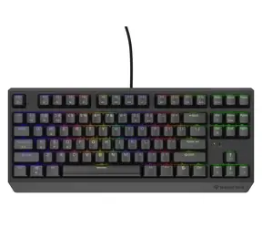 Genesis Thor 230 TKL RGB Outemu Brown Black / Klawiatura gamingowa / Mechaniczna / Układ US / Przewodowa USB