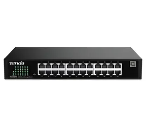 Tenda TEG2224D / Przełącznik / 24x 10/100/1000 Mbps / Websmart / Bez wentylatora / Metalowy / Montaż w szafie rack