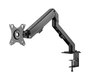 Maclean MC-906 czarny / Uchwyt do monitora biurkowego / 17-27" / VESA 75x75-100x100 / nośność 7 kg