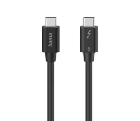 QNAP CAB-TBT5-1M / kabel Thunderbolt 5 / USB-C / 80 Gb/s / 1 m / pasywny