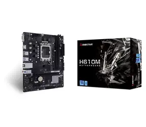 Biostar H610MHC 2.0 / Płyta główna / H610 / LGA 1700 / 2x DDR4 / PCIe x16 / 1x GLAN / mATX