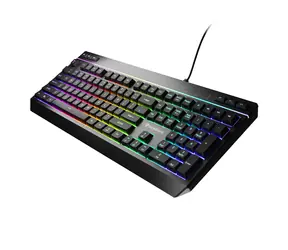 Genesis RHOD 530 czarna / Klawiatura gamingowa / Podświetlenie RGB / Przewodowy USB-A / Układ US